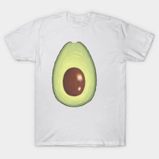 Avocado Fruit Health Food T Shirt Print Kitchen Art T-Shirt